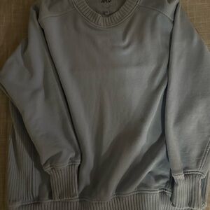 Aerie women Light Blue Crewneck Sweaters